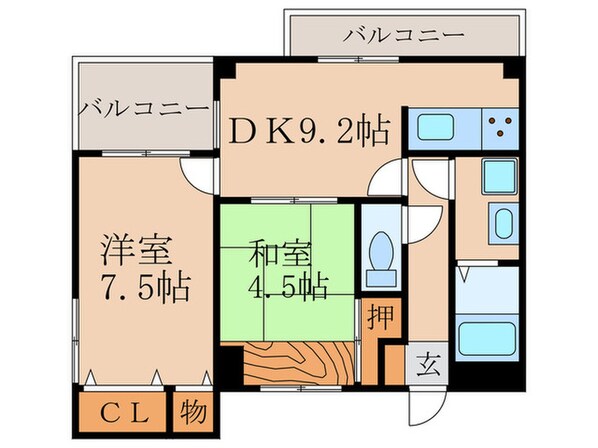 ＨＩＬＬ　ＴＯＰの物件間取画像